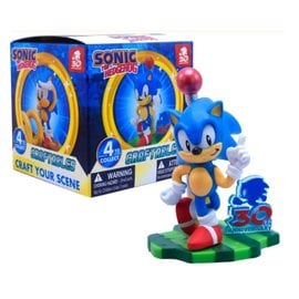 Just Toys Boîte Mystère - Sonic the Hedgehog - Craftables Figurine Mystère 30e Anniversaire