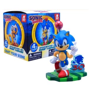 Just Toys Boîte Mystère - Sonic the Hedgehog - Craftables Figurine Mystère 30e Anniversaire