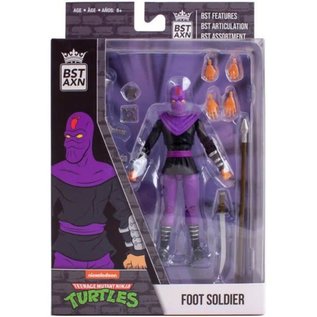 The Loyal Subjects Figurine - Nickelodeon Teenage Mutant Ninja Turtles - BST AXN Foot Soldier 31 Articulations Points 6"