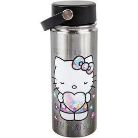 Bioworld Travel Bottle - Sanrio Hello Kitty - "Star Light, Star Bright" in Stainless Steel 17oz