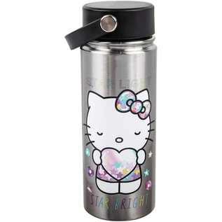 Bioworld Travel Bottle - Sanrio Hello Kitty - "Star Light, Star Bright" in Stainless Steel 17oz