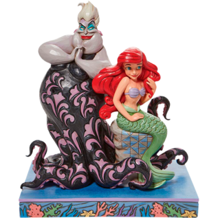 Enesco Copy of Showcase Collection - Disney Traditions La Petite Sirène - Ariel "Sirène sous le Clair de Lune" avec Lumière par Jim Shore