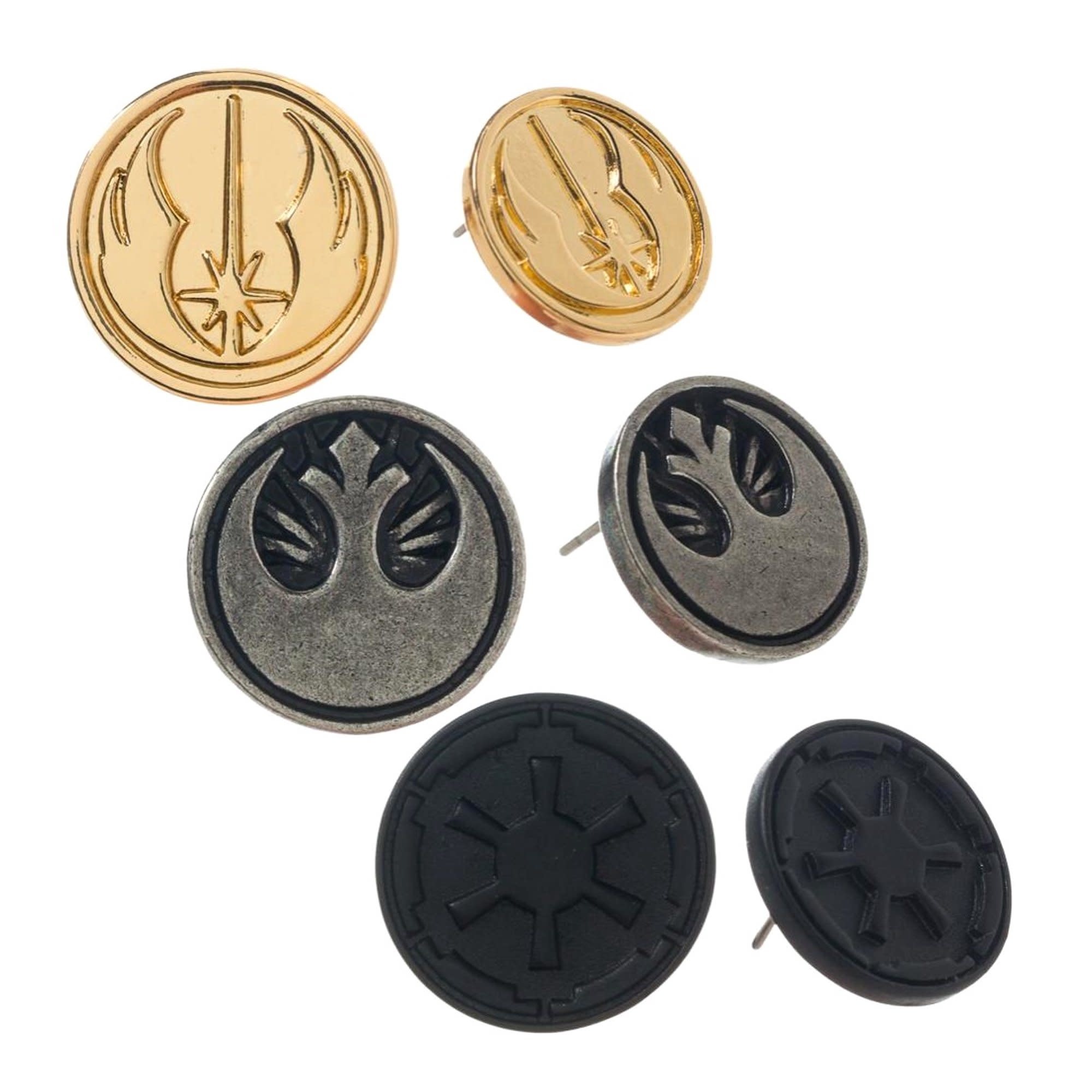 Earrings Star Wars Logo of the Empire Rebel Alliance and of