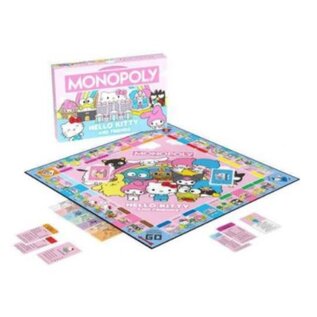 Hasbro Board Game - Sanrio Hello Kitty - Monopoly Hello Kitty and Friends Collectible Edition