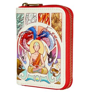 Loungefly Wallet - Avatar the Last Airbender - Aang Meditating Glow in the Dark Faux Leather