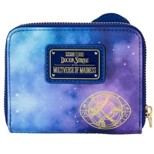 Loungefly Wallet - Marvel Dr Strange in The Multiverse of Madness - Dr Strange and Company Glow in the Dark Faux Leather