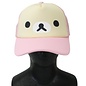 San-X Casquette - Rilakkuma - Visage de Korilakkuma Beige et Rose Trucker