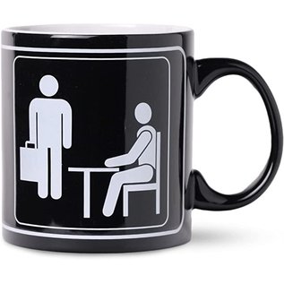 Peacock Tasse - The Office - Logo en Noir et Blanc 20oz