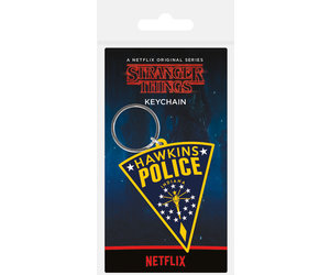 Acheter Stranger Things - Hawkins Police Rubber Keychain - Porte