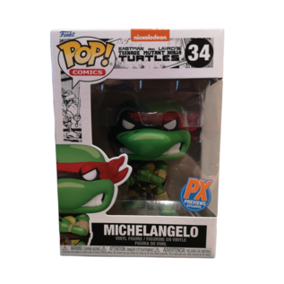 Funko Funko Pop! Comics - Nickelodeon Eastman and Laird's Teenage Mutant Ninja Turtles - Michelangelo 34 *PX Preview Exclusive*
