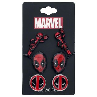 Bioworld Earrings - Marvel Black Widow - Logos Set of 3