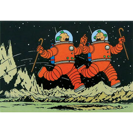 Hergé/Moulinsart Aimant - Les Aventures de Tintin - Les Dupond et Dupont dans l'Espace