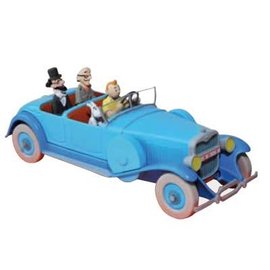 Hergé/Moulinsart Figurine - Les Aventures de Tintin -  Lincoln Torpedo with Tintin, Professeur Siclone and Milou 4"