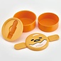 Skater Bento Box - Gudetama the Lazy Egg - Gudetama's Face Round with 2 Compartments 500ml