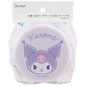 Skater Boîte Bento - Sanrio Kuromi - Visage de Kuromi Ronde de 2 Compartiments 500ml