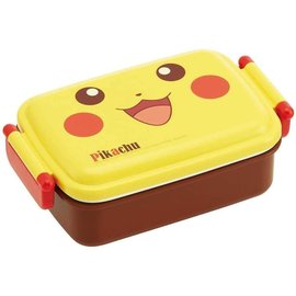 Skater Bento Box - Pokémon Pocket Monsters - Pikachu Face with Separator 450ml