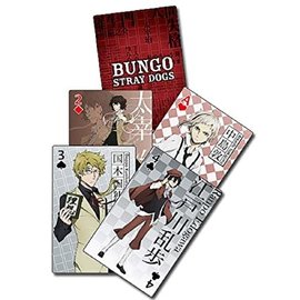 Great Eastern Entertainment Co. Inc. Playing Cards - Bungo Stray Dogs - Atsushi, Osamu and Ryunosuke