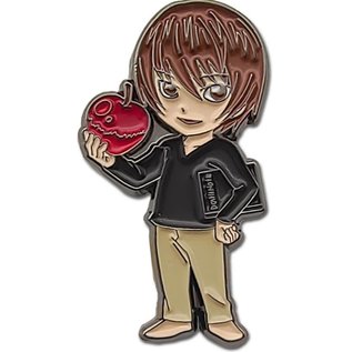 Great Eastern Entertainment Co. Inc. Épinglette - Death Note - Light Yagami avec Pomme et Death Note en Métal avec Émail