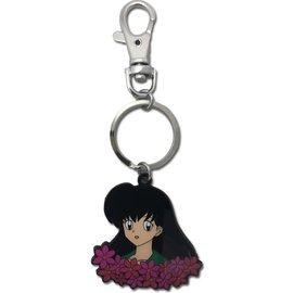 Great Eastern Entertainment Co. Inc. Keychains - InuYasha - Kagome Higurashi with Flowers in Metal with Enamel