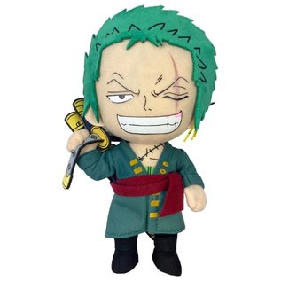 Toei Plush - One Piece - Roronoa Zoro with Swords Chibi 8"