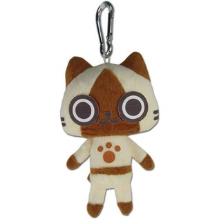 Great Eastern Entertainment Co. Inc. Plush - Airou From The Monster Hunter - Airou with Clip 4"