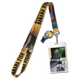 Great Eastern Entertainment Co. Inc. Lanyard - Banana Fish - Group with Rubber Keychain