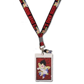 Great Eastern Entertainment Co. Inc. Lanyard -  Dragon Ball Z - Vegeta IT'S OVER 9000!!!