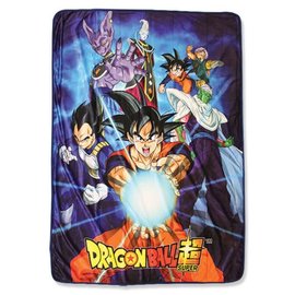 Great Eastern Entertainment Co. Inc. Blanket - Dragon Ball Super - Battle of Gods Plush Throw 46x60"