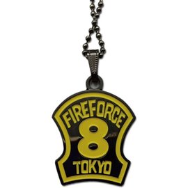 Great Eastern Entertainment Co. Inc. Necklace - Fire Force - Tokyo Special Fire Force Company 8 in Metal with Enamel