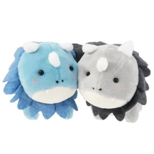 Crux Peluche - Nikonui - Tricératops Compagnons Ensemble de 2 Porte-clés Kihoruda