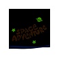Loungefly Mini Sac à Dos - Disney Lilo & Stitch - Stitch Dans L'Attraction Space Adventure Brille dans le Noir Bleu en Faux Cuir