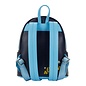 Loungefly Mini Backpack - Disney Lilo & Stitch - Stitch in the Space Adventure Attraction Glow in the Dark Blue Faux Leather