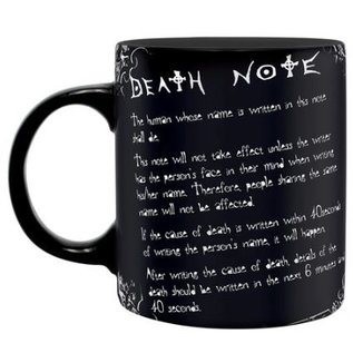 AbysSTyle Mug - Death Note - Gift Set with Keychain and Notebook