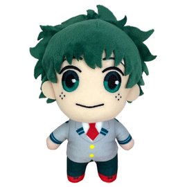 Great Eastern Entertainment Co. Inc. Peluche - My Hero Academia - Izuku Midoriya Deku en Uniforme d'École Chibi 8"