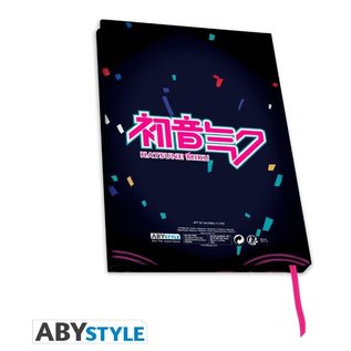 AbysSTyle Notebook - Hatsune Miku 初音ミク - Miku, Rin, Len, Luka, Meiko and Kaito in Chibi