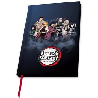 AbysSTyle Notebook - Demon Slayer: Kimetsu no Yaiba - The Nine Pillars Hard Cover