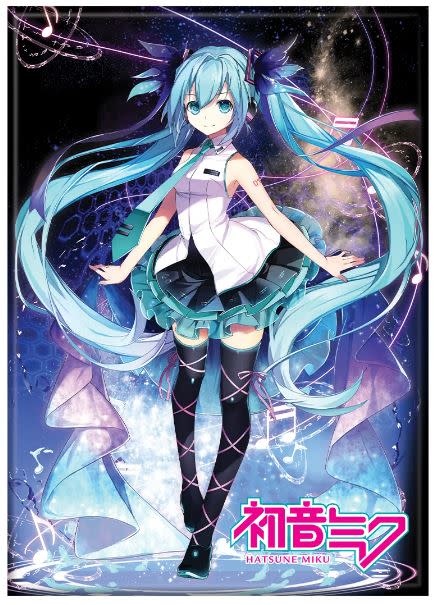 Magnet - Hatsune Miku 初音ミ- Ribbons and Music Notes - Chez Rhox Geek Stop