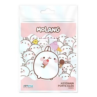 AbysSTyle Keychains - Molang - Molang with Ice Cream Acrylic Charm