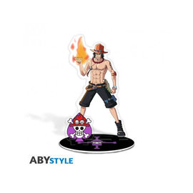 AbysSTyle Standee - One Piece - Portgas D. Ace et Logo en Acrylique