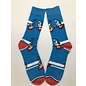 Bioworld Chaussettes - Sonic the Hedgehog - Sonic qui Court Bleue 1 Paire Crew