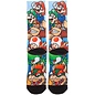 Bioworld Chaussettes - Nintendo Super Mario - Personnages Variés 1 Paire Crew Bleu