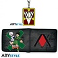 AbysSTyle Portefeuille - Hunter X Hunter - Ensemble Cadeau Gon et Killua et Logo des Hunters avec Porte-Clés