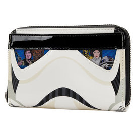 Loungefly Wallet - Star Wars - White Vinyl Stormtrooper Faux Leather