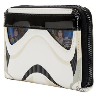 Loungefly Wallet - Star Wars - White Vinyl Stormtrooper Faux Leather