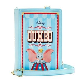 Loungefly Sacoche - Disney Dumbo - Livre de Dumbo Bleu Faux Cuir