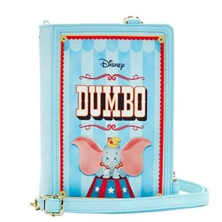 Loungefly Purse - Disney Dumbo - Dumbo's Book Blue Faux Leather