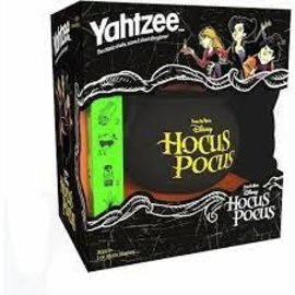 Usaopoly Board Game - Yahtzee - Disney Hocus Pocus Collection