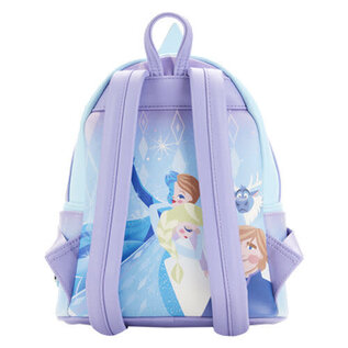Loungefly Mini Backpack - Disney Frozen - Ice Castle Blue in Faux Leather