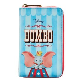 Loungefly Portefeuille - Disney Dumbo - Livre de Dumbo Bleu Faux Cuir