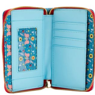 Loungefly Wallet - Disney Dumbo - Dumbo's Book Blue Faux Leather